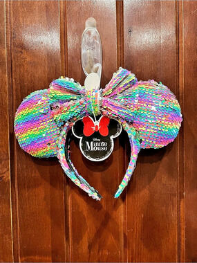 Minnie Mouse Sequin Ears Headband